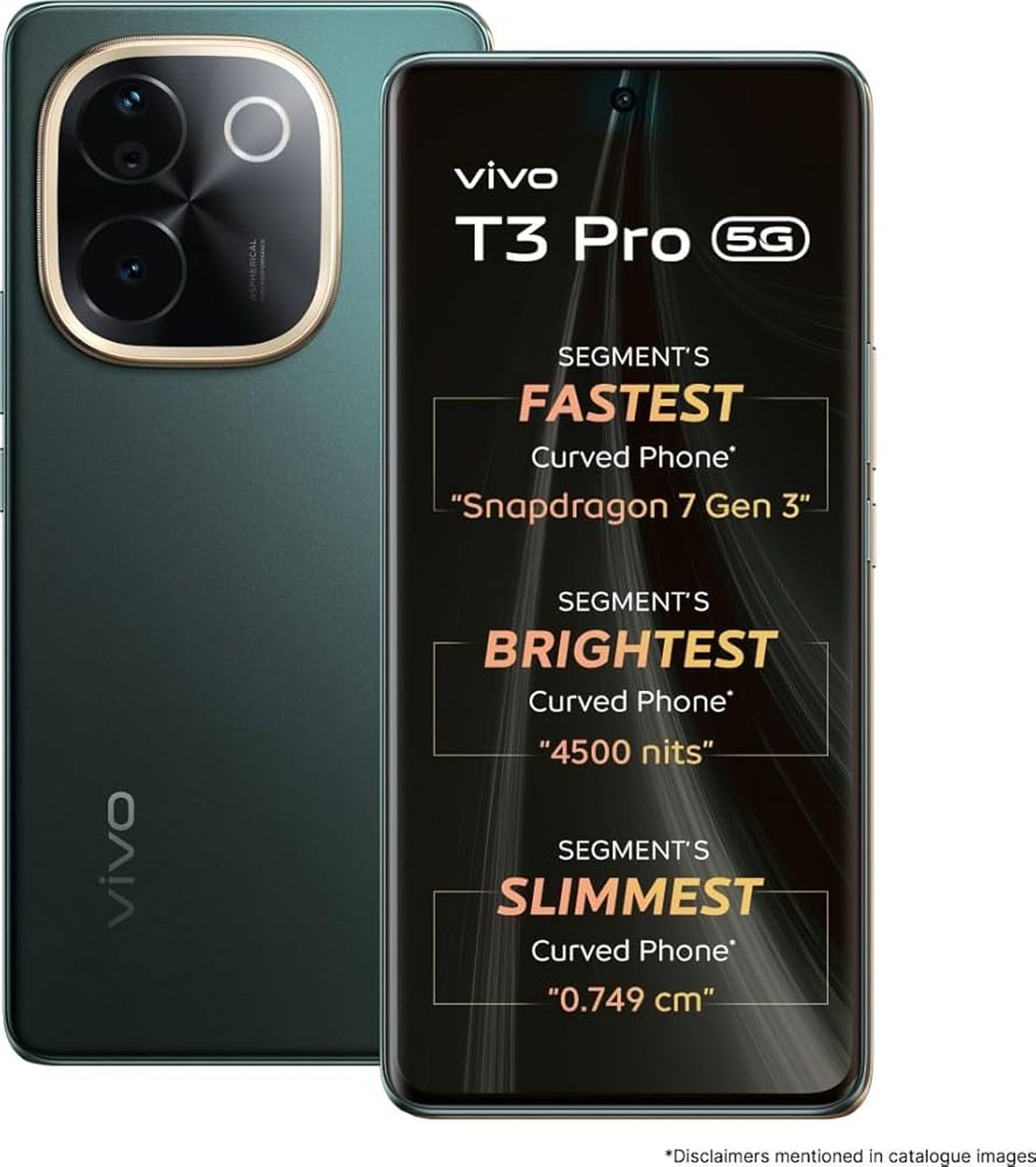 vivo T3 Pro 5G - Certified Refurbished Cell Phone - Genuine Manufacturer Picture