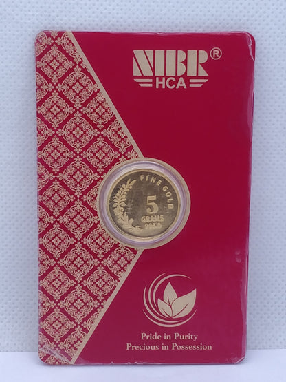 995 Purity Gold Coin for Investment & Gifting | Weight 5G