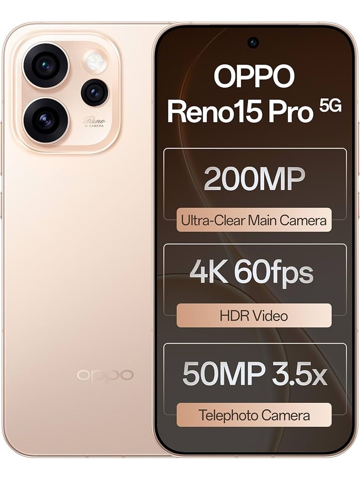 Oppo Reno15 Pro (India) 5G - Used phone Handset - Manufacturer Provided Image