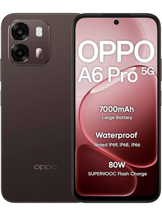 Oppo A6 Pro (India) 5G - Certified Refurbished Cell Phone - Genuine Manufacturer Picture