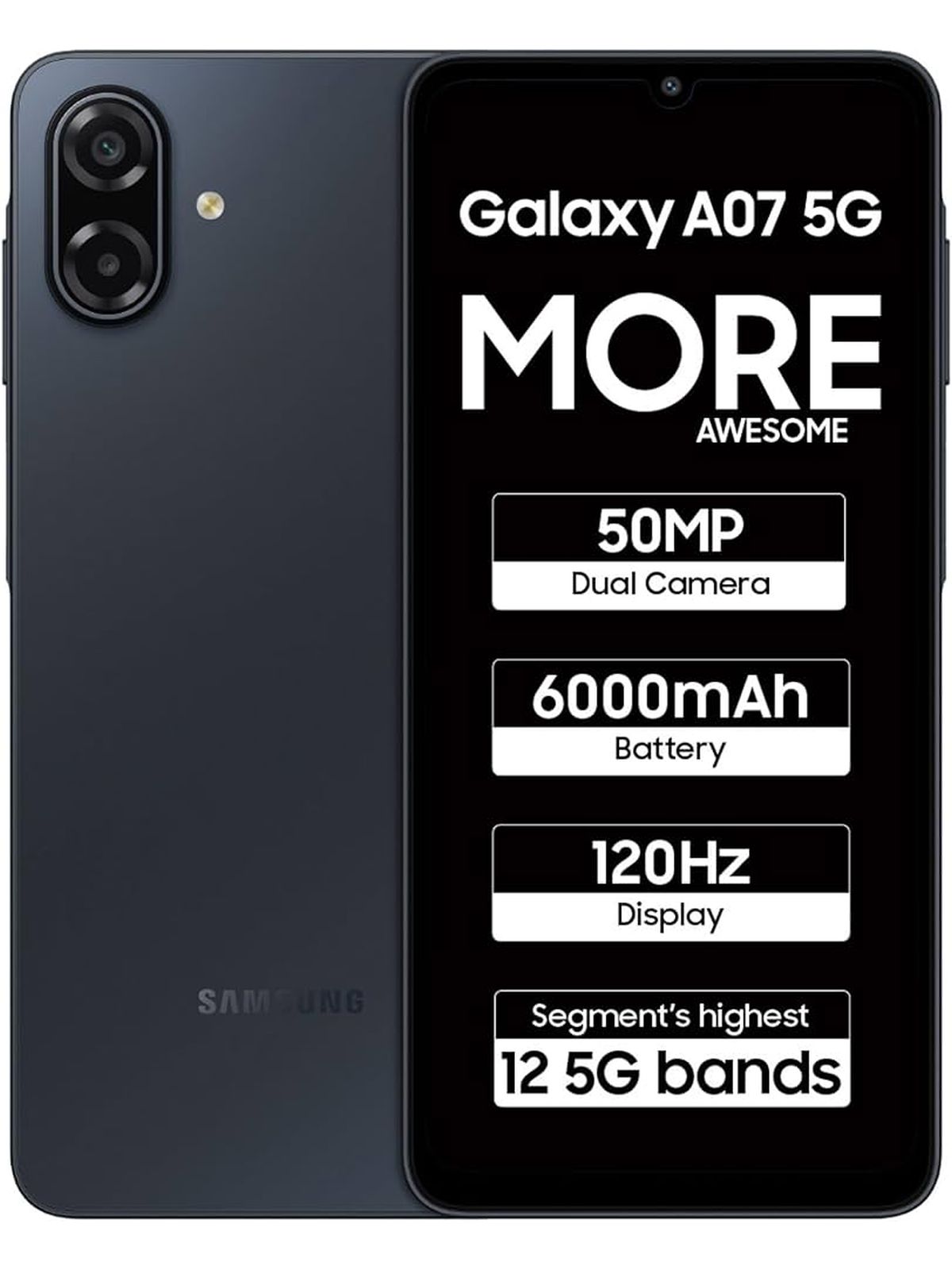 Samsung Galaxy A07 5G - Certified Refurbished Cell Phone - Genuine Manufacturer Picture